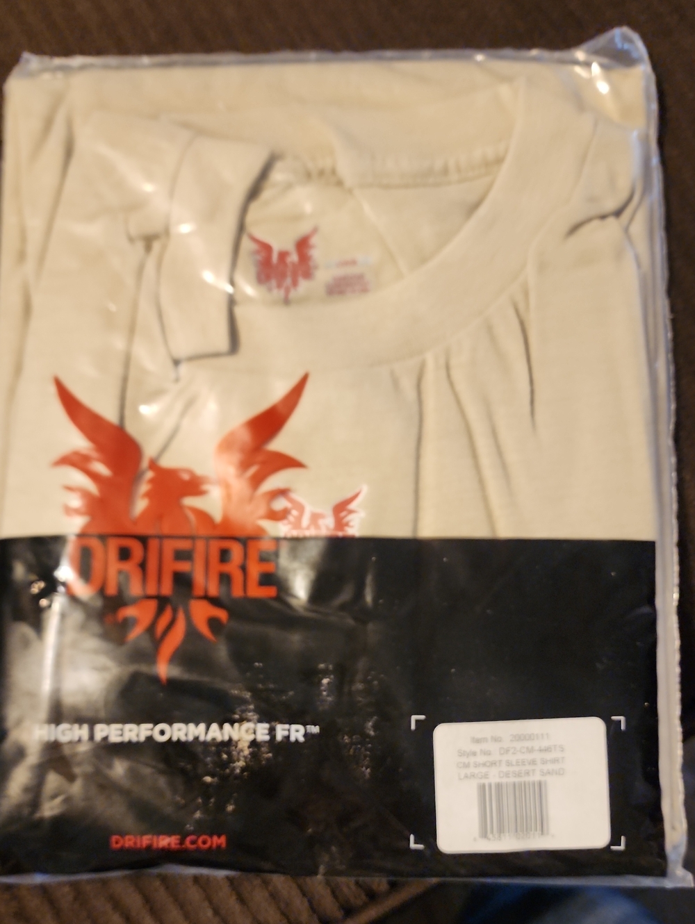 Mens DrifireFR Shirt Sleeve Shirt Size L